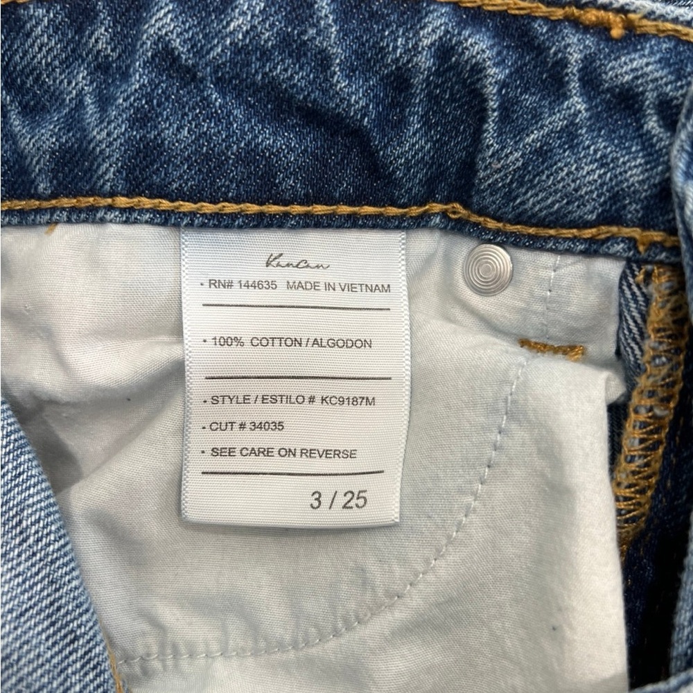 KanCan Ripped Blue Boyfriend Jeans - Picture 4 of 5